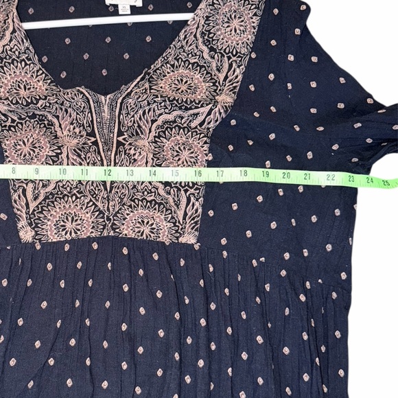 Wonderly Black and Cream Long Sleeve Maxi Dress - Picture 4 of 8